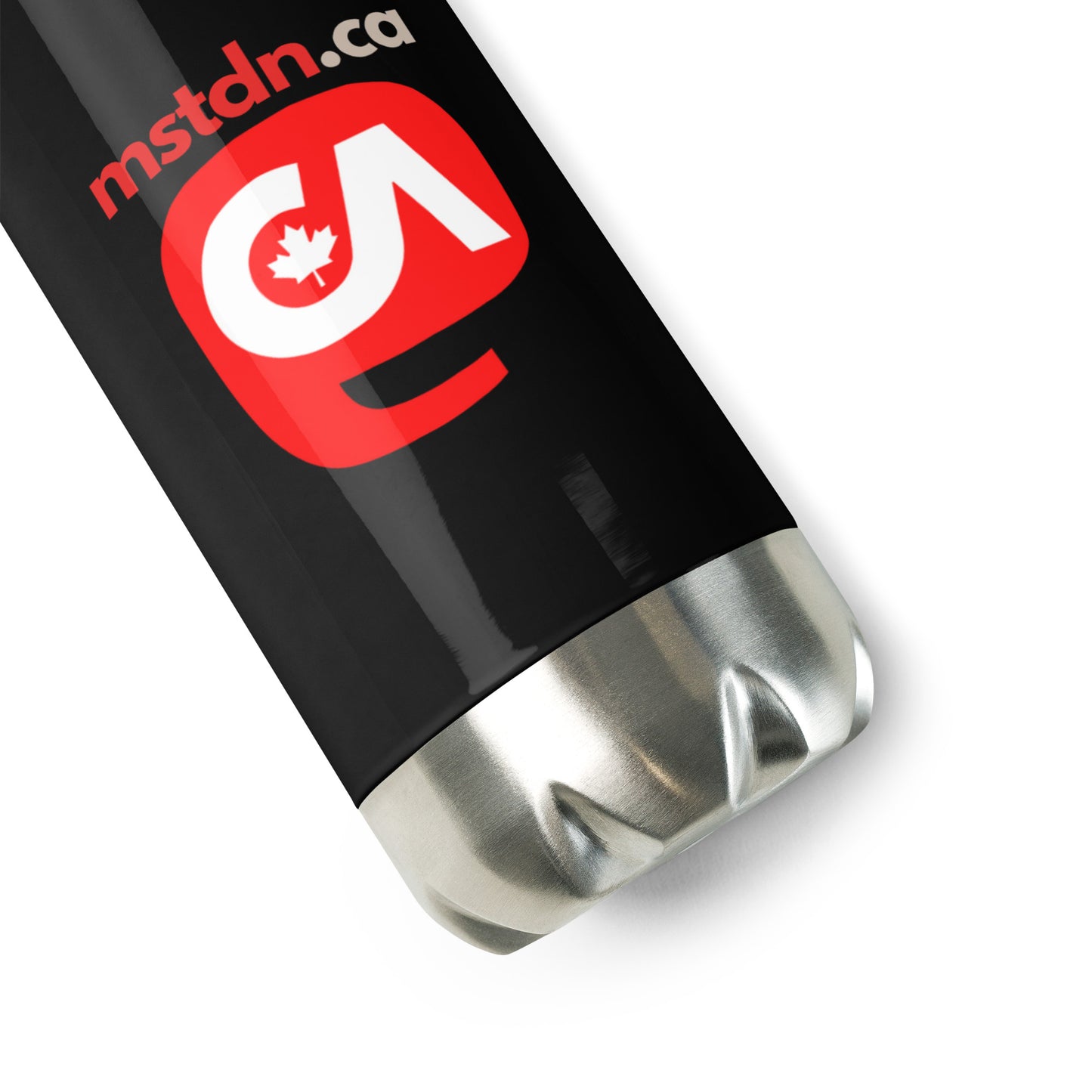 mstdn.ca Stainless Steel Water Bottle