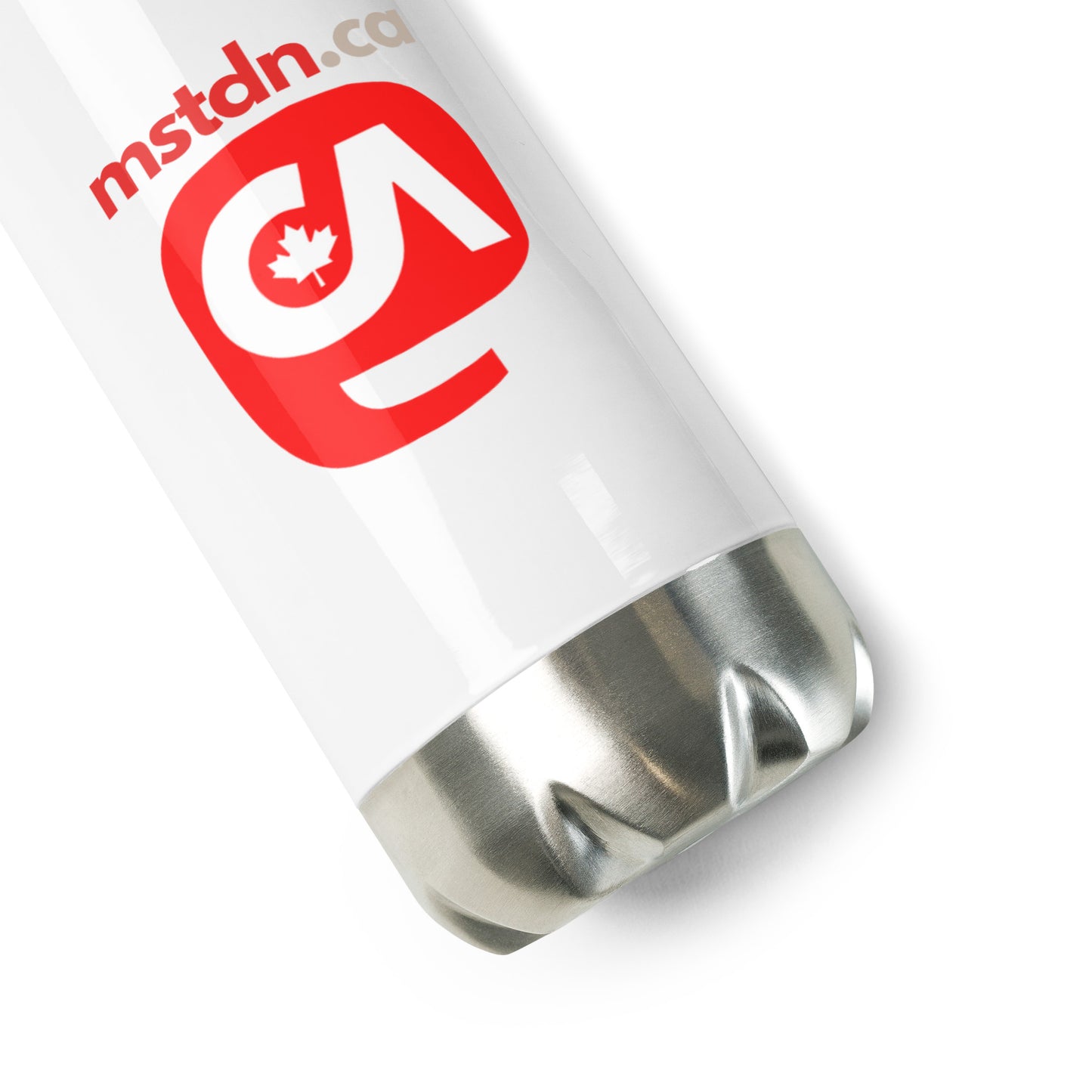 mstdn.ca Stainless Steel Water Bottle