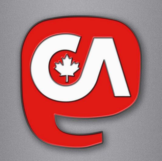 Mastodon Canada Wordmark Enamel Pin