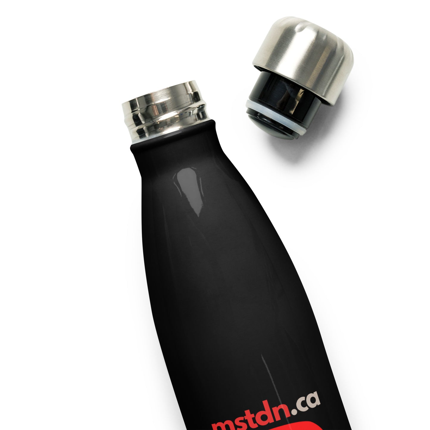 mstdn.ca Stainless Steel Water Bottle