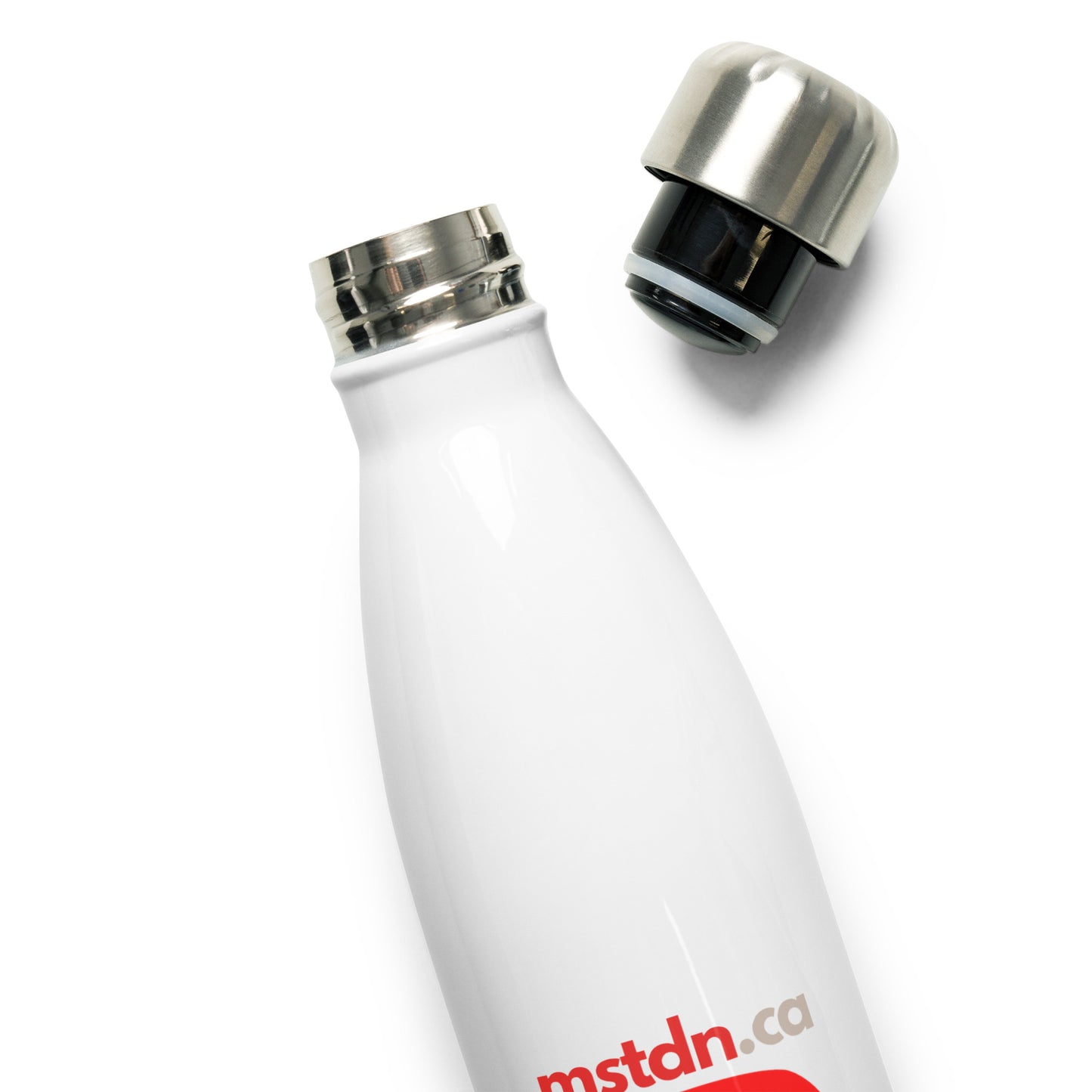 mstdn.ca Stainless Steel Water Bottle